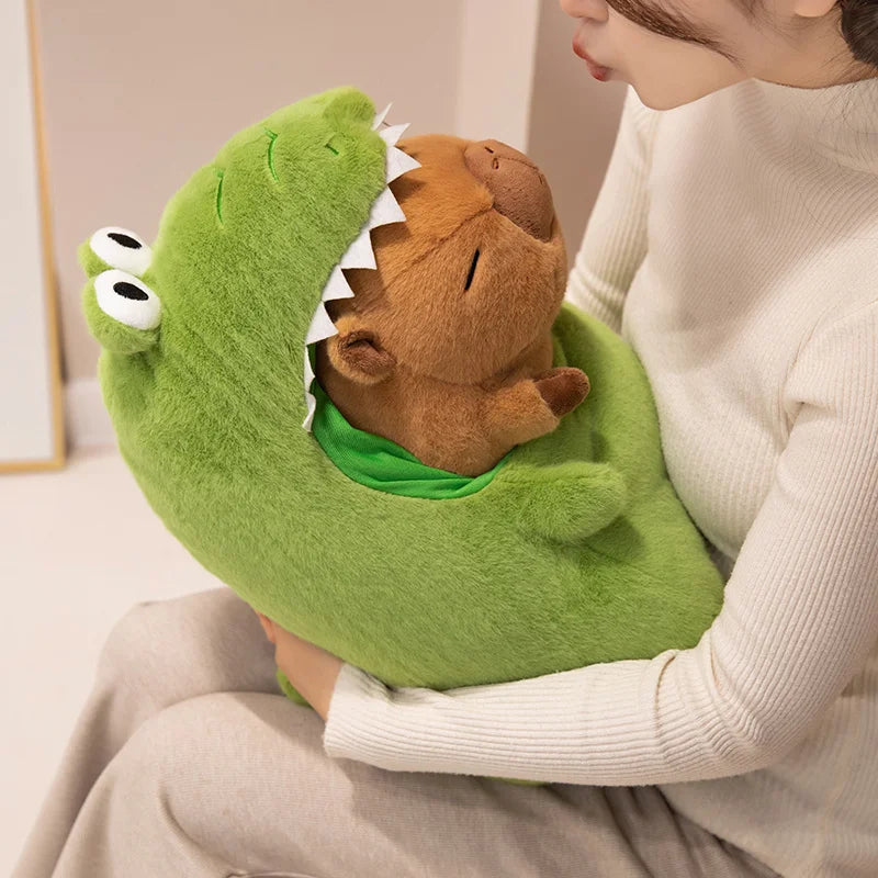 Croc Cosplay Kapi The Capybara Plushie — Mochidachii (view 4)
