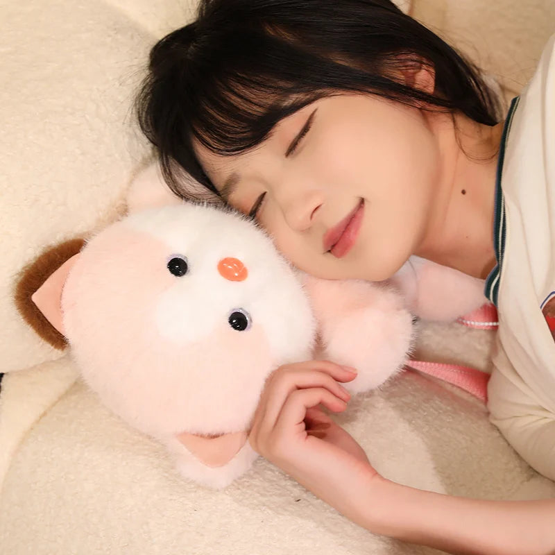 Kawaii Cat & Dog Family Plush Backpack