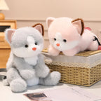 Kawaii Cat & Dog Family Plush Backpack