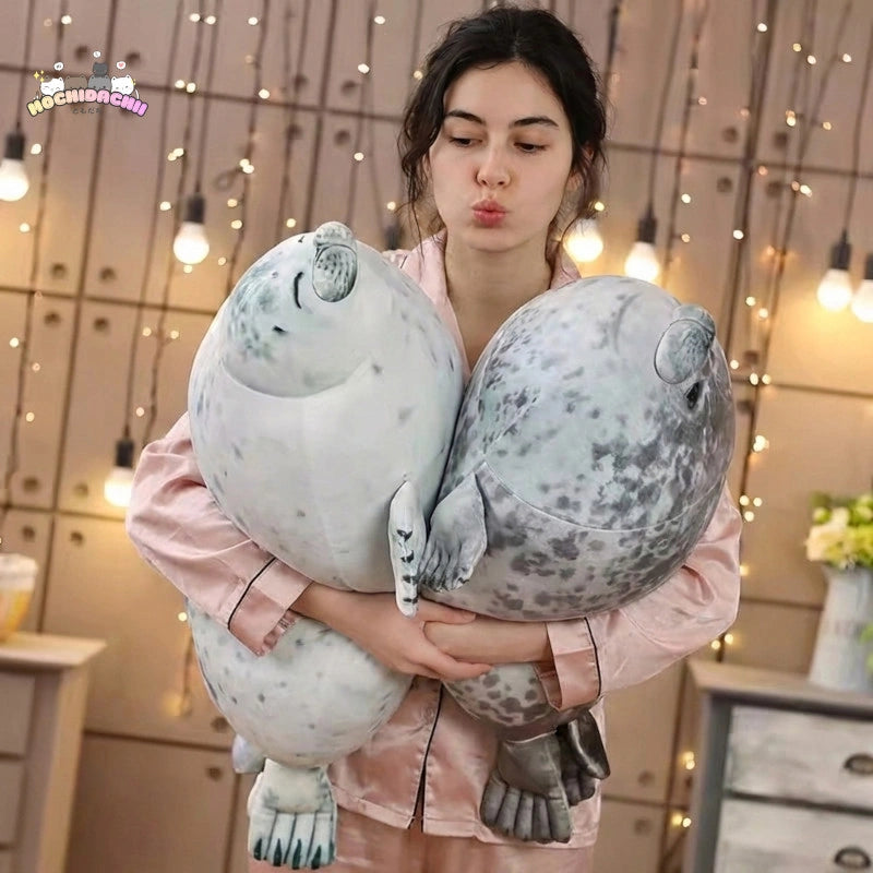 The Adorable Fat Seal Plushie Duo Mochidachii