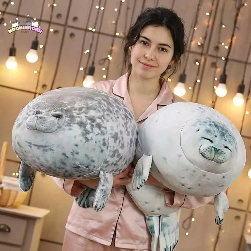 The Adorable Fat Seal Plushie Duo Mochidachii