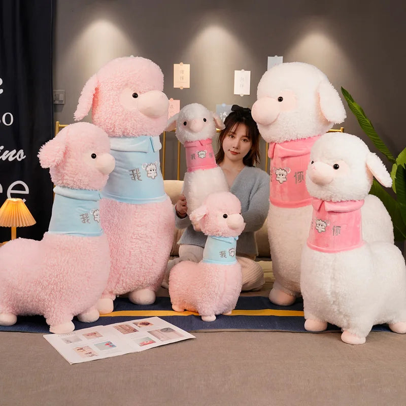 The Fluffy Alpaca Plushie Duo