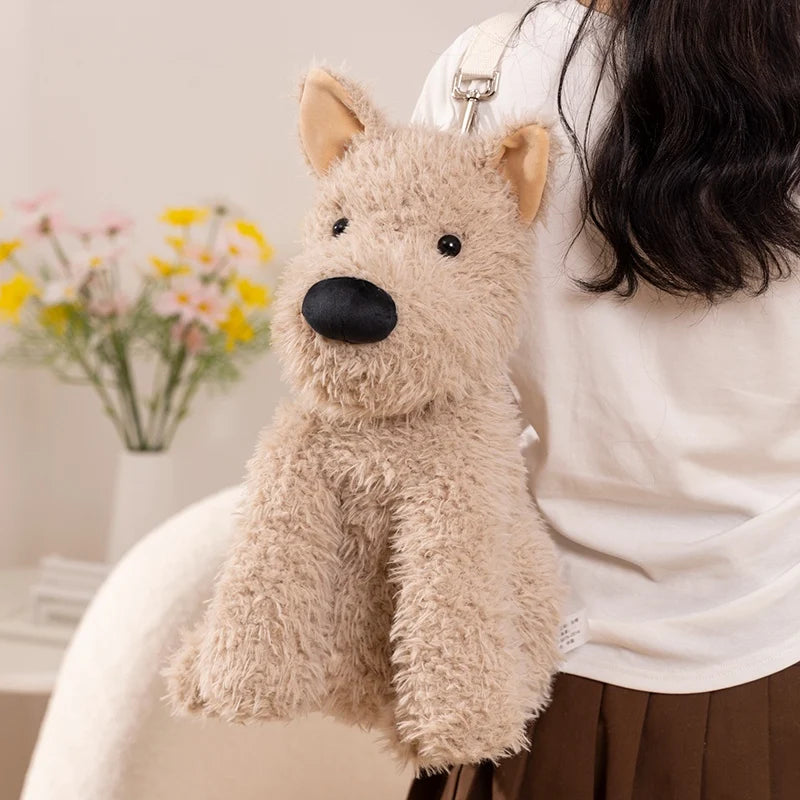 The Fluffy Dog Plush Backpack