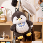 Kawaii Fluffy Penguin Plush Backpack My Store