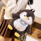 Kawaii Fluffy Penguin Plush Backpack My Store