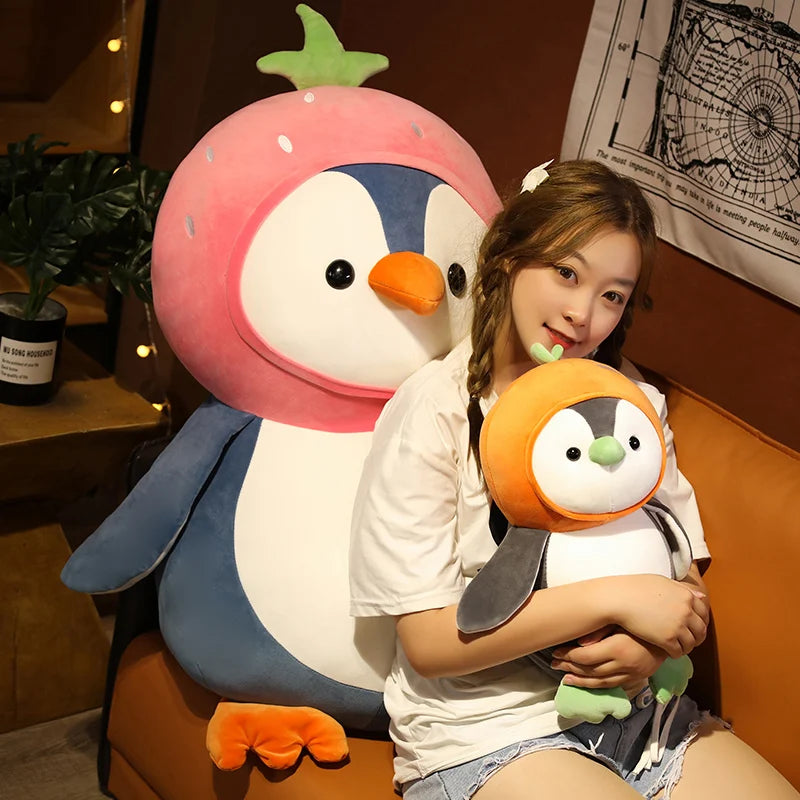 The Kawaii Fruit Penguin Duo Plushie My Store