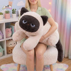 Fuku — The Giant Bored Siamese Cat Plushie Mochidachii