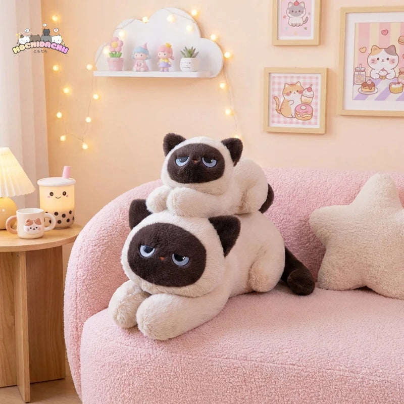 Fuku — The Giant Bored Siamese Cat Plushie Mochidachii