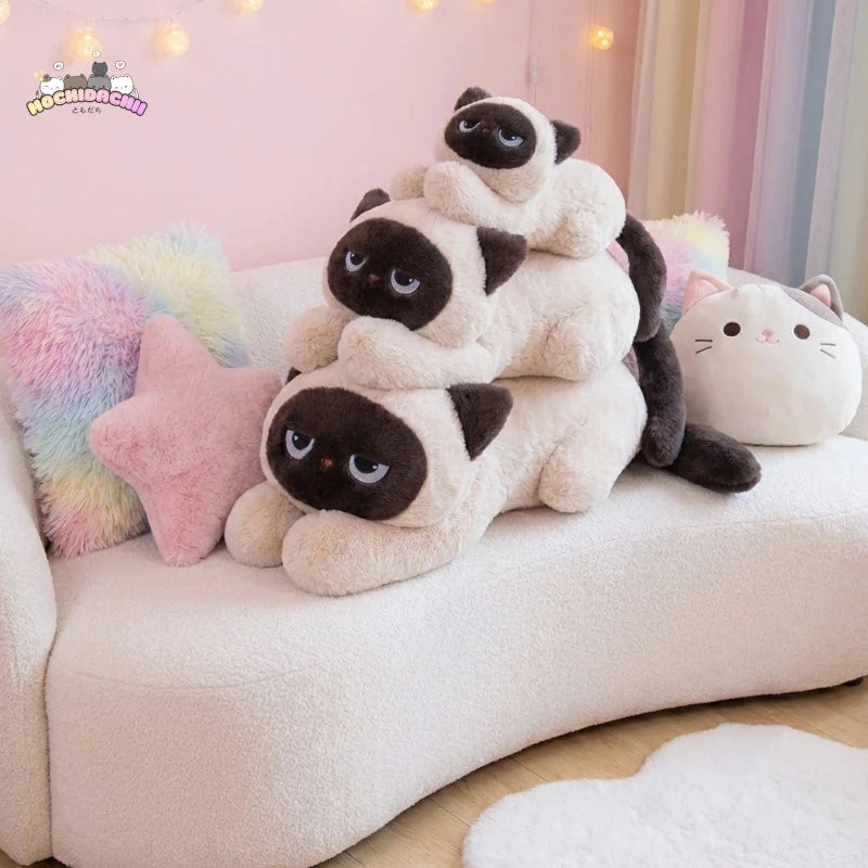 Fuku — The Giant Bored Siamese Cat Plushie Mochidachii