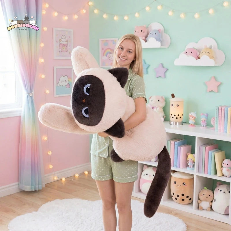 Fuku — The Giant Bored Siamese Cat Plushie Mochidachii