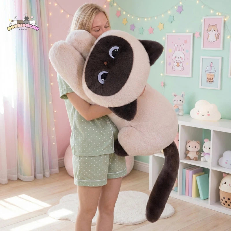 Fuku — The Giant Bored Siamese Cat Plushie Mochidachii
