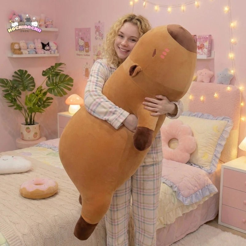 The Giant Sleeping Kapi The Capybara Plushie Mochidachii