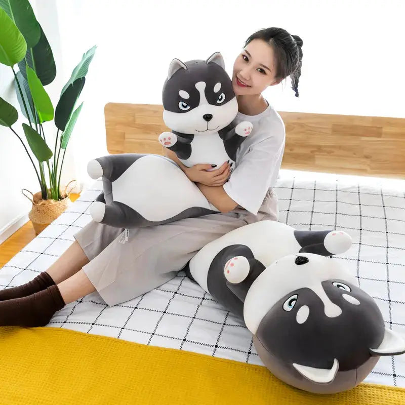 Haku — The Long Playful Husky Plushie My Store