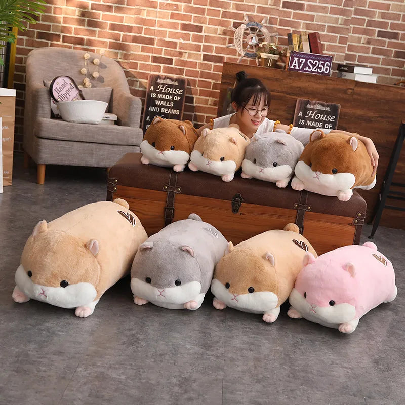 Riko, Remu, Rin & Riku — The Kawaii Hamster Plushie Family My Store