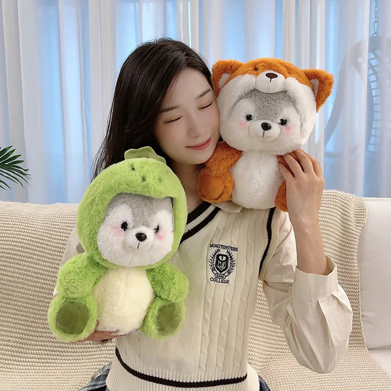 The Kawaii Hooded Husky Plushie Crew My Store