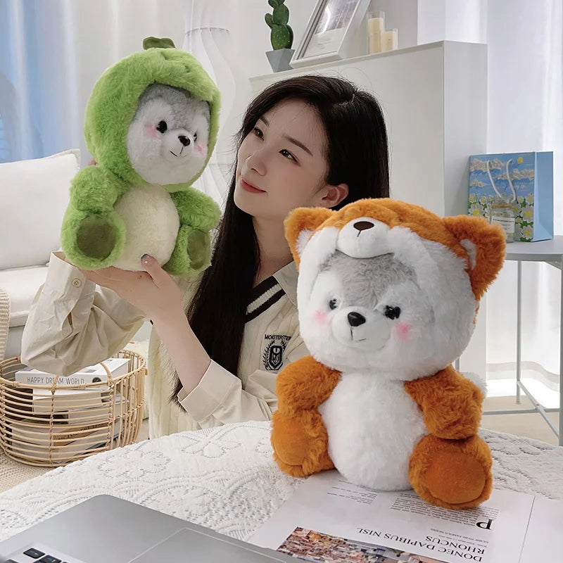 The Kawaii Hooded Husky Plushie Crew My Store