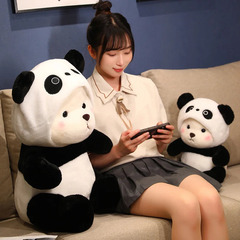 The Chubby Hooded Panda Plushie My Store