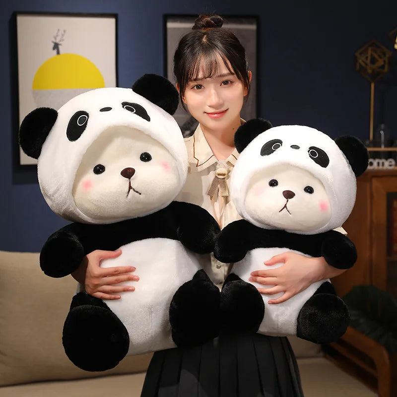 The Chubby Hooded Panda Plushie My Store