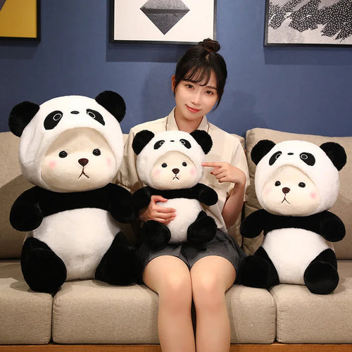 The Chubby Hooded Panda Plushie My Store