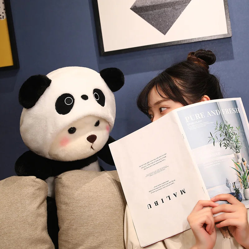 The Chubby Hooded Panda Plushie My Store