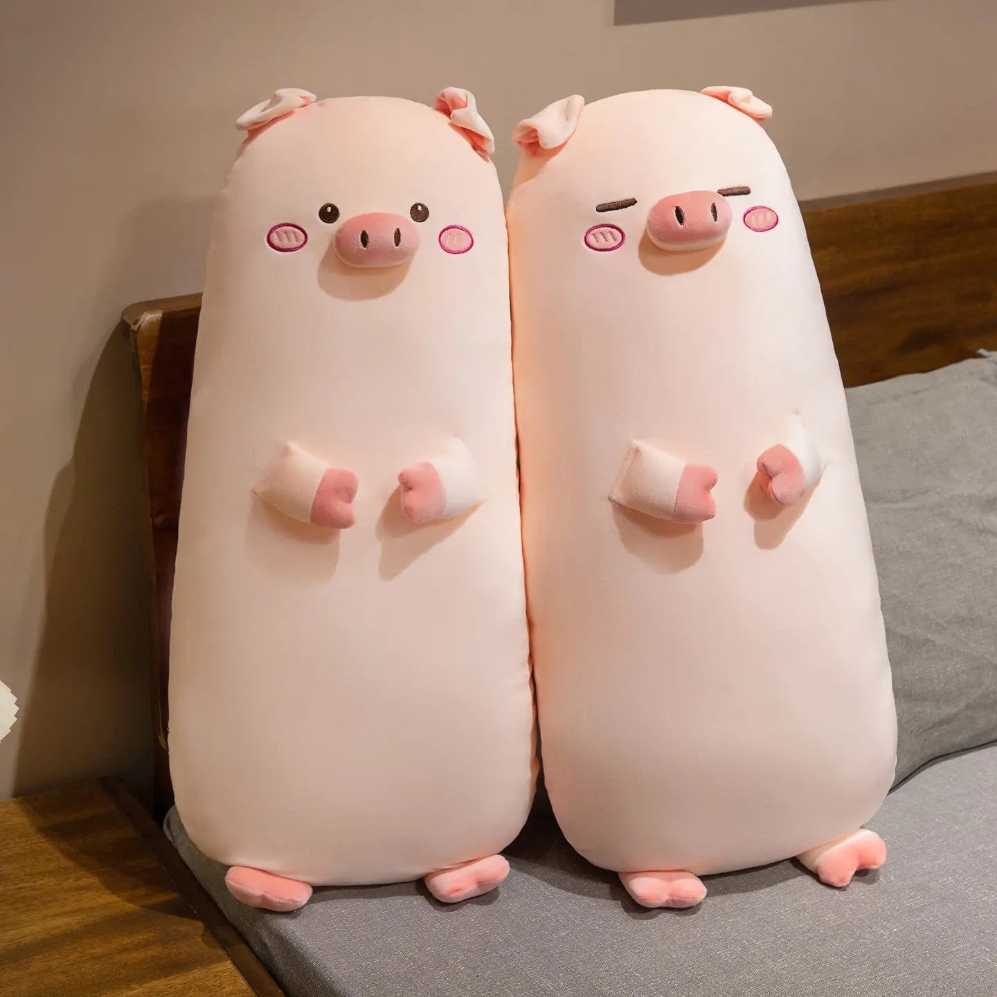 Juju — The Long Snuggly Piggy Plushie — Mochidachii (view 2)