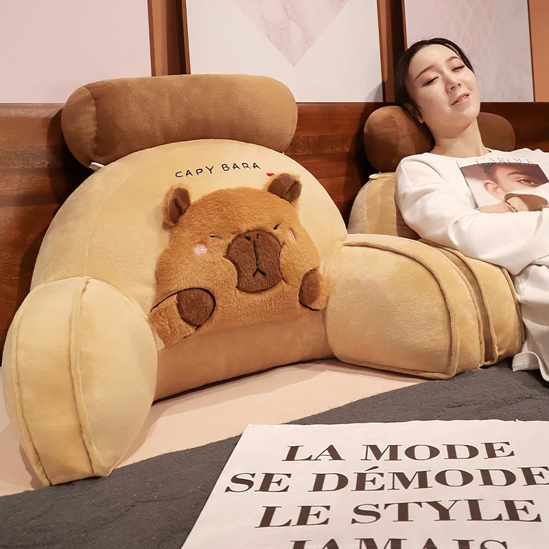 Kapi The Capybara Backrest Cushion — Mochidachii (view 2)
