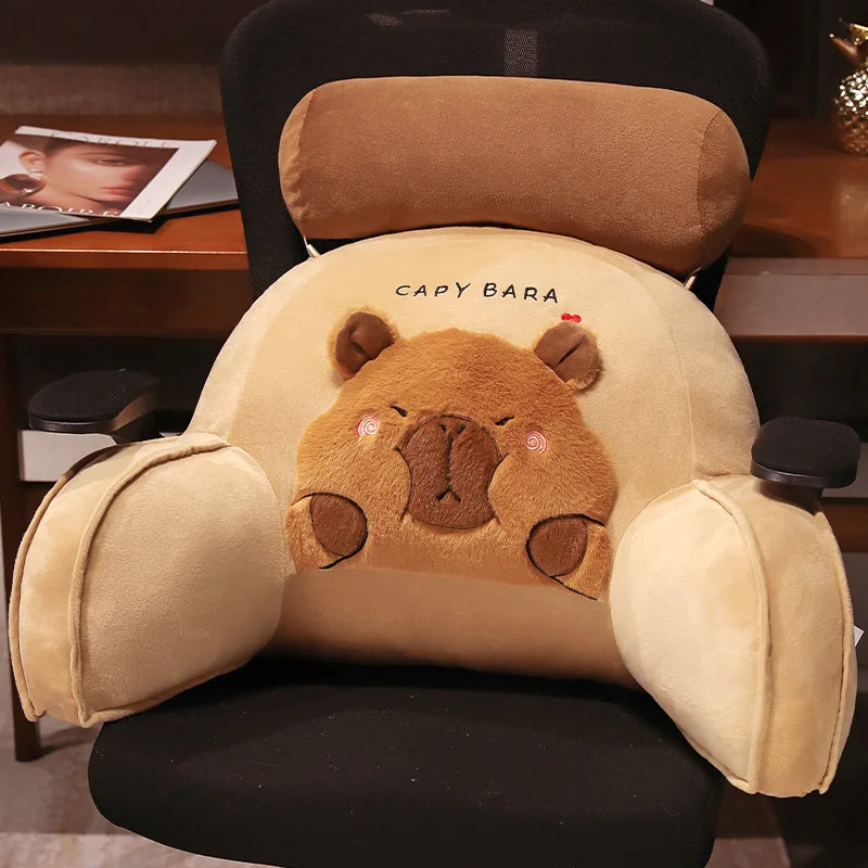 Kapi The Capybara Backrest Cushion — Mochidachii (view 4)
