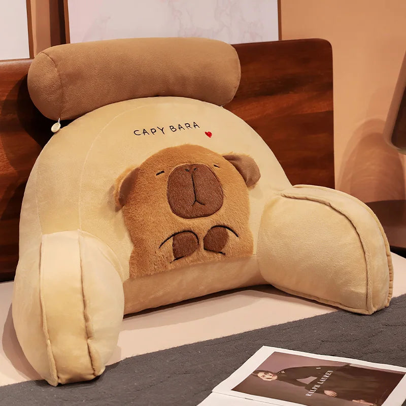 Kapi The Capybara Backrest Cushion — Mochidachii (view 6)