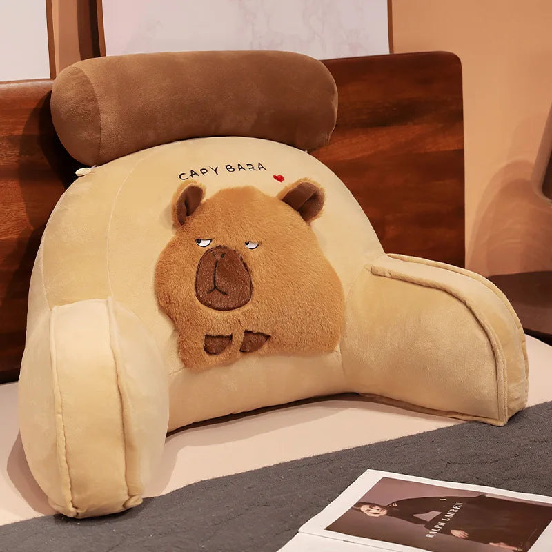 Kapi The Capybara Backrest Cushion — Mochidachii (view 7)