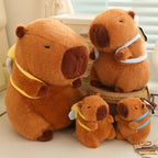 Kapi The Capybara Plushie With Backpack Collection — Mochidachii (view 3)