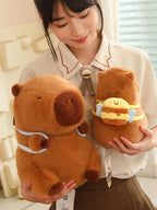 Kapi The Capybara Plushie With Backpack Collection — Mochidachii (view 6)
