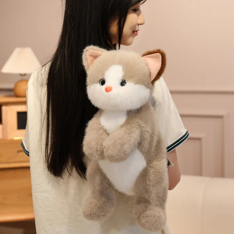 Kawaii Cat & Dog Family Plush Backpack — Mochidachii (view 11)