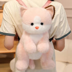 Kawaii Cat & Dog Family Plush Backpack — Mochidachii (view 12)