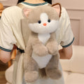 Kawaii Cat & Dog Family Plush Backpack — Mochidachii (view 13)