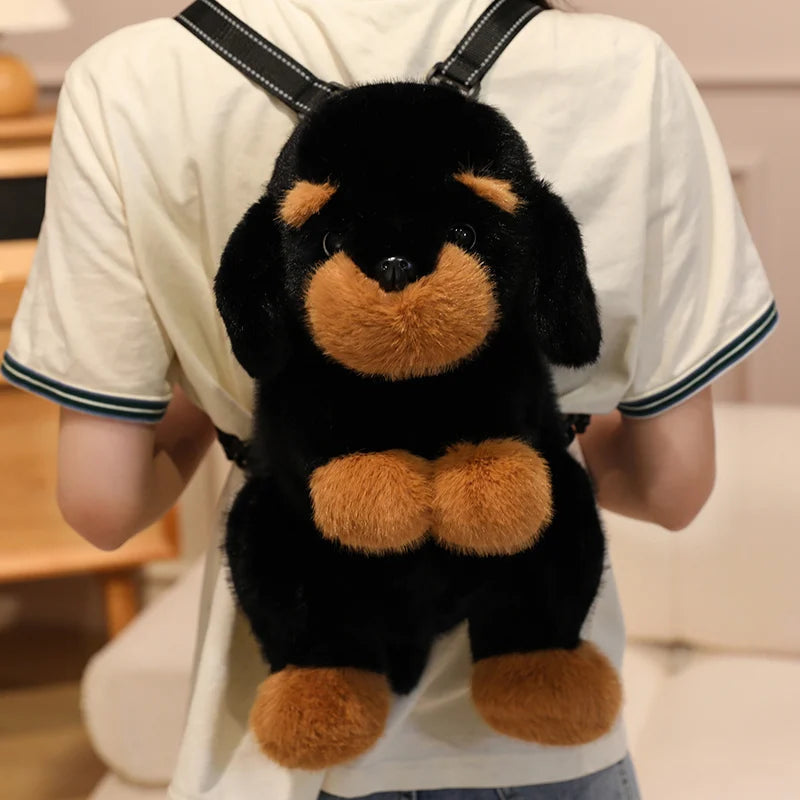 Kawaii Cat & Dog Family Plush Backpack — Mochidachii (view 16)