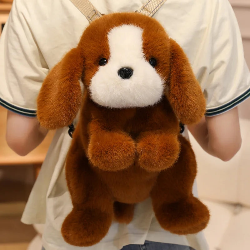 Kawaii Cat & Dog Family Plush Backpack — Mochidachii (view 17)