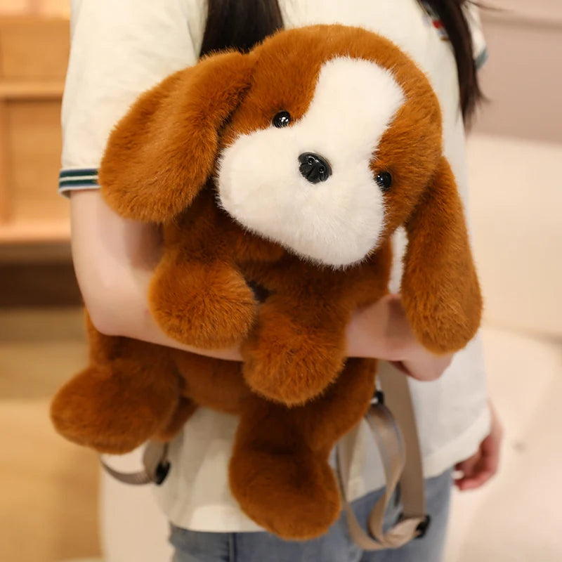 Kawaii Cat & Dog Family Plush Backpack — Mochidachii (view 7)