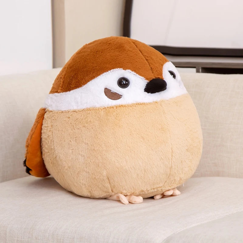 Kawaii Chonky Sparrow Plushie — Mochidachii (view 12)