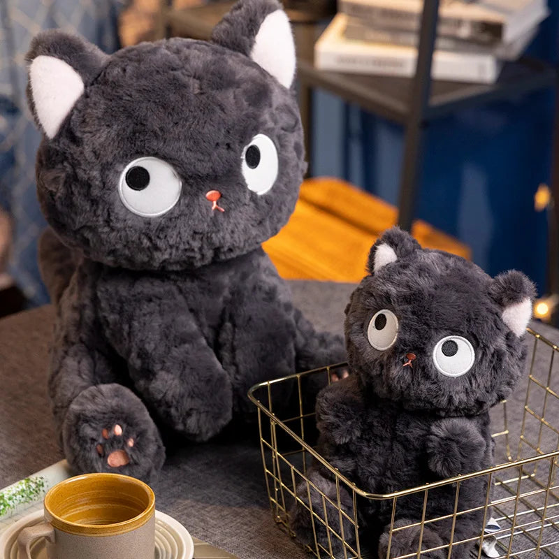 Koni — The Innocent Fluffy Black Cat Plushie