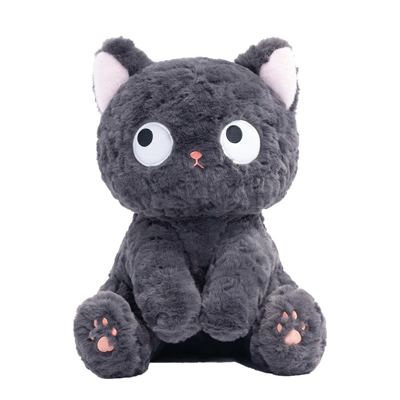 Koni — The Innocent Fluffy Black Cat Plushie — Mochidachii (view 10)