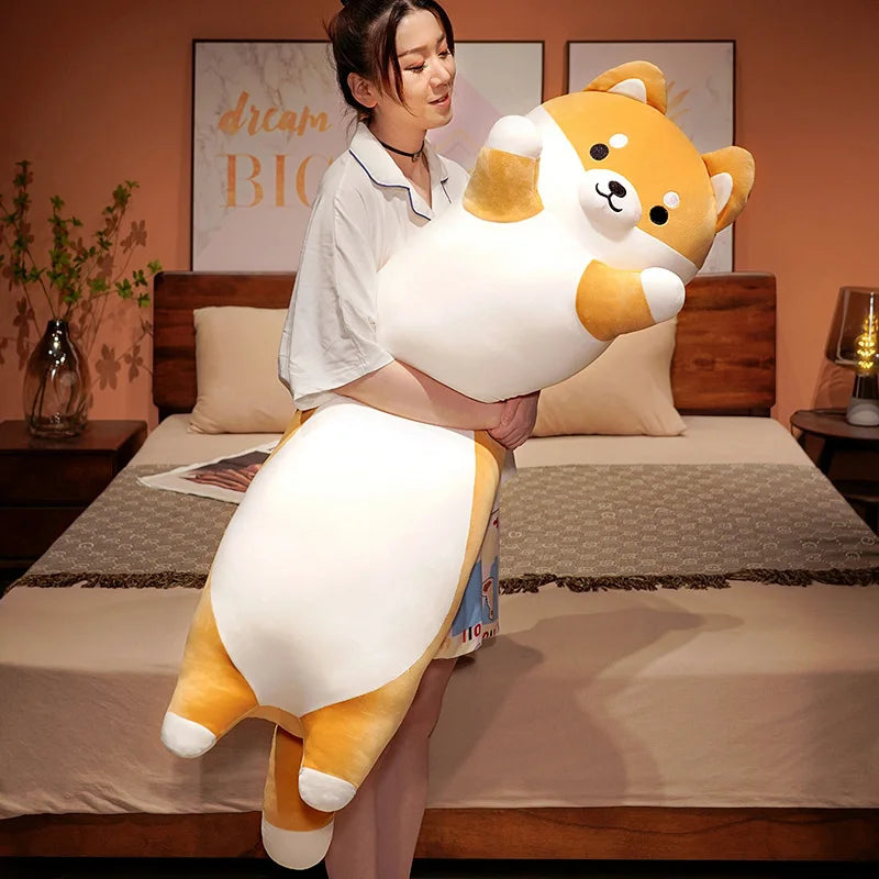 Maru-Maru — The Snuggling Long Shiba Inu Plushie Mochidachii