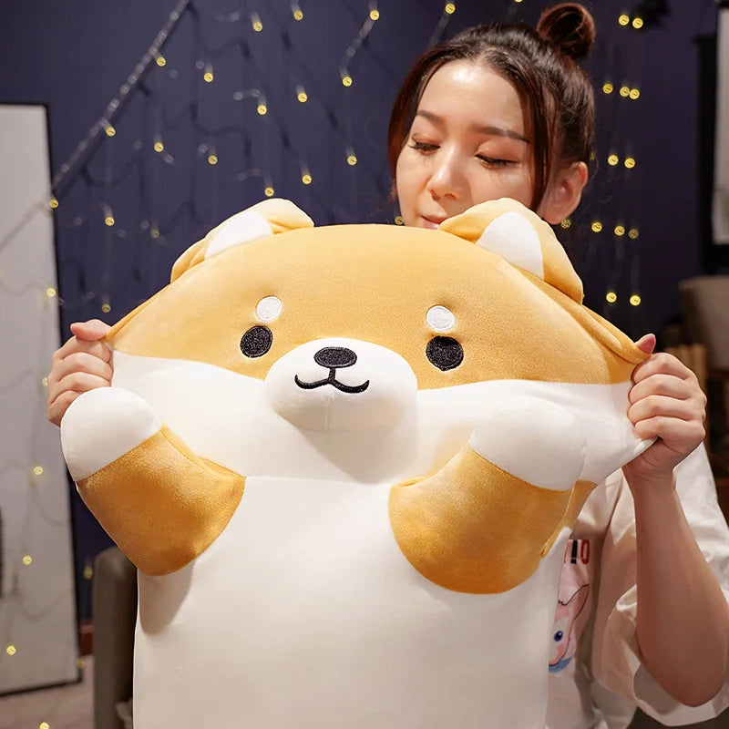 Maru-Maru — The Snuggling Long Shiba Inu Plushie Mochidachii