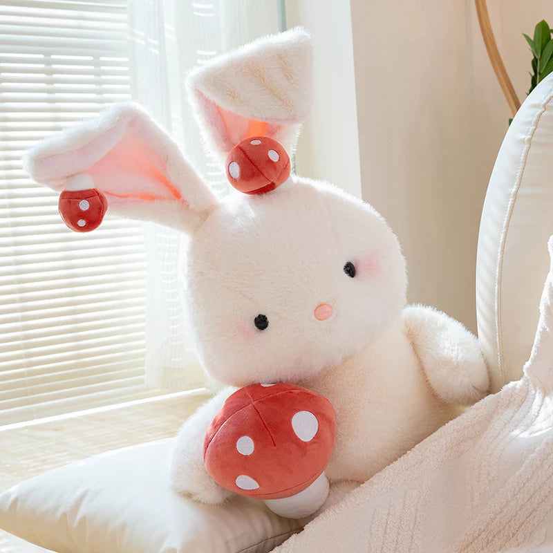 Mushi — The Mushroom Rabbit Plushie — Mochidachii (view 3)