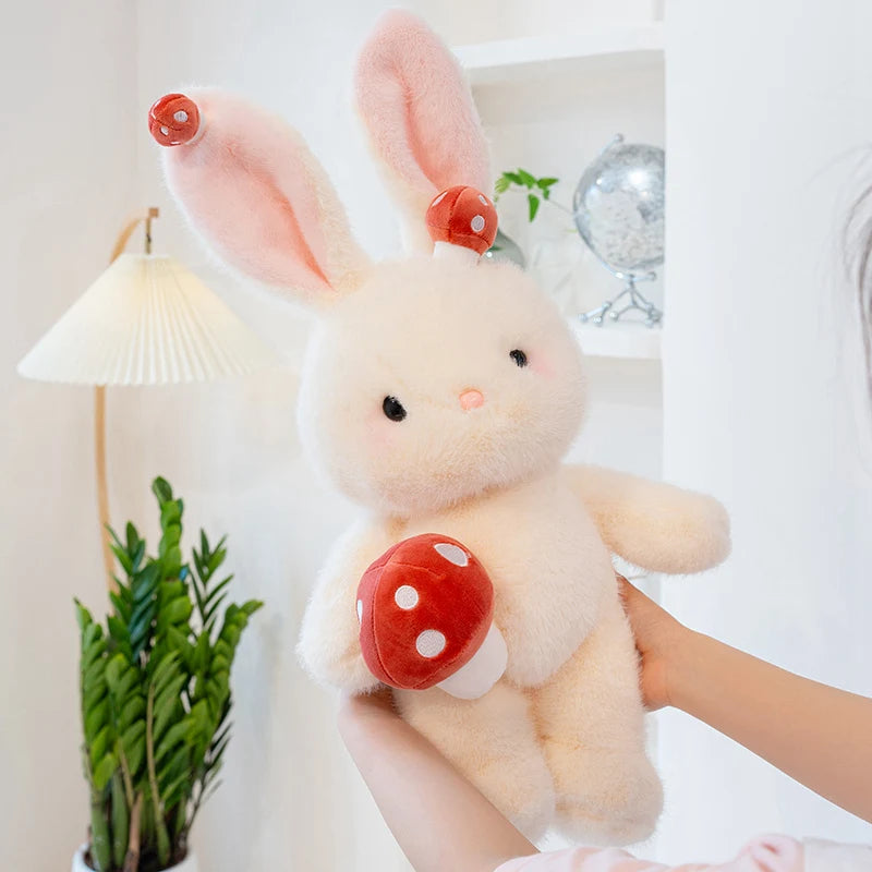 Mushi — The Mushroom Rabbit Plushie — Mochidachii (view 7)