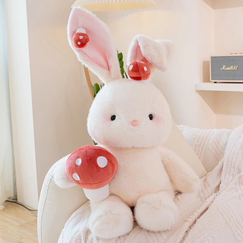 Mushi — The Mushroom Rabbit Plushie — Mochidachii (view 9)