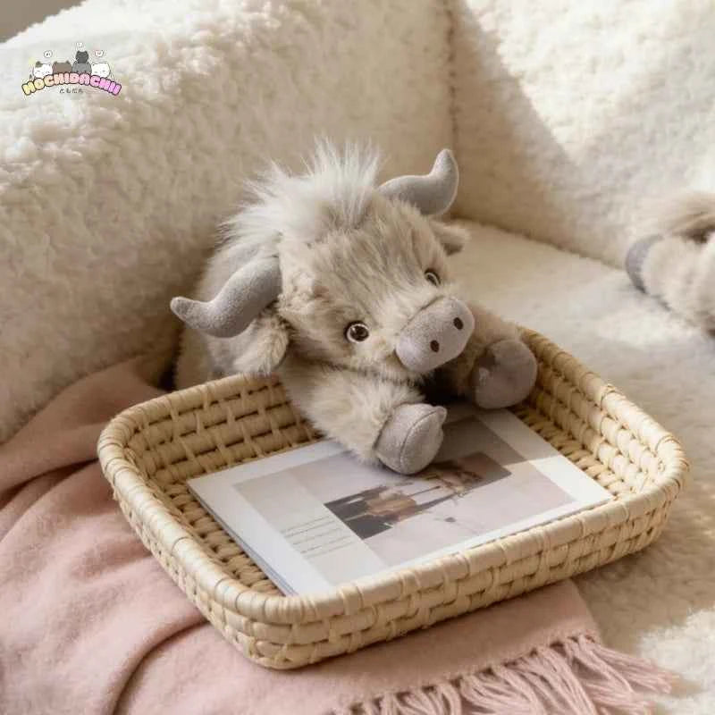 Oxy — The Adorable Fluffy Ox Plushie