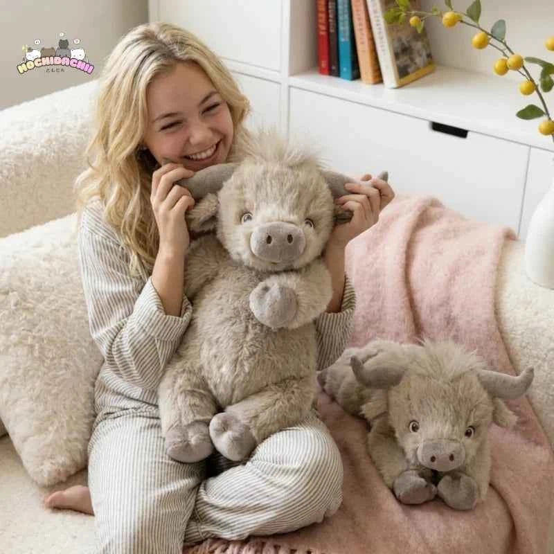 Oxy — The Adorable Fluffy Ox Plushie