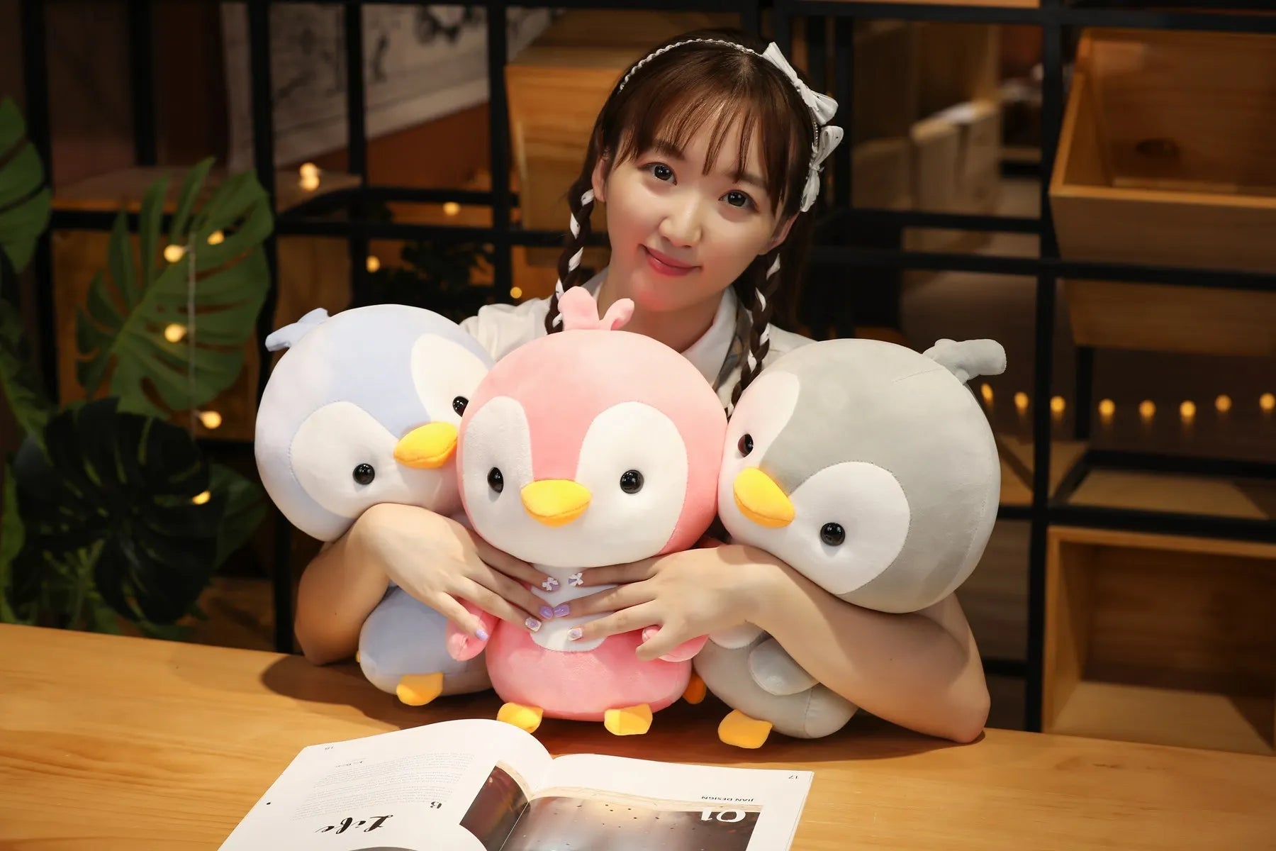 The Adorable Penguin Trio Plushie My Store