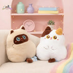 Kawaii Playful Cat Plushie Trio Mochidachii