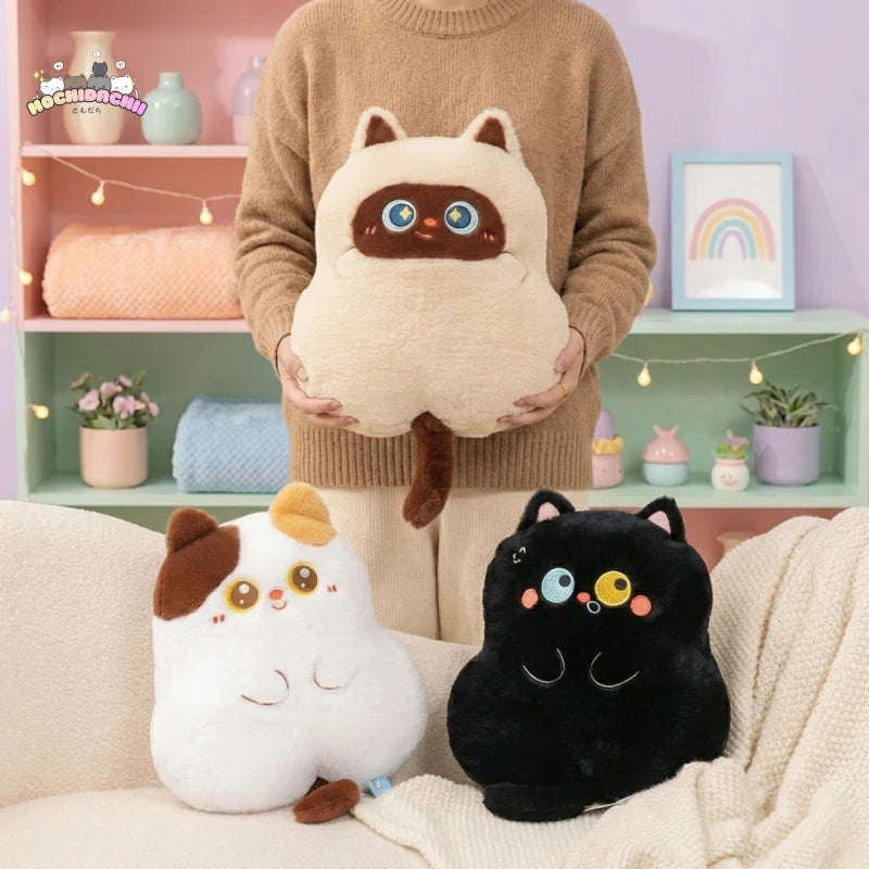 Kawaii Playful Cat Plushie Trio Mochidachii